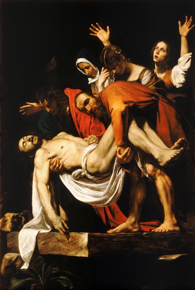 The Entombment of Christ by Michelangelo Merisi Caravaggio